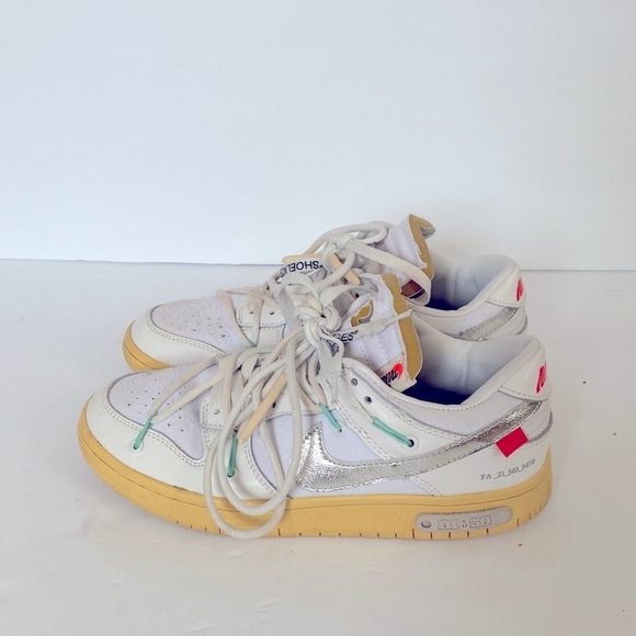 NIKE Dunk Low × Off-White 01 of 50 2021 Sneakers - Picture 3 of 11